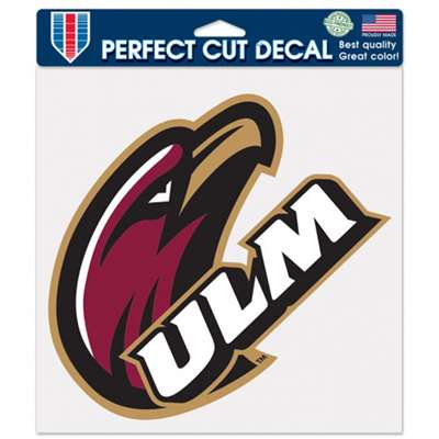 Louisiana-Monroe Warhawks Full Color Die Cut Decal - 8" X 8"