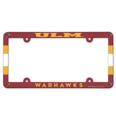 Louisiana-Monroe Warhawks Plastic License Plate Frame