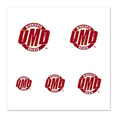 Minnesota Duluth Bulldogs Fingernail Tattoos - 4 Pack