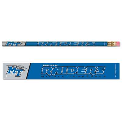 Middle Tennessee State Blue Raiders Pencil - 6-pack