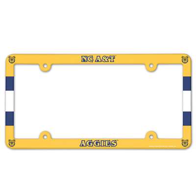 North Carolina A&T Aggies Plastic License Plate Frame