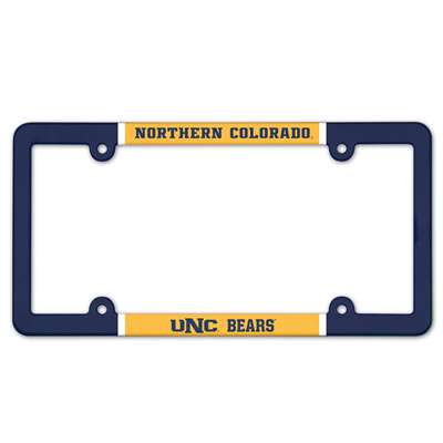 Northern Colorado Bears Plastic License Plate Frame