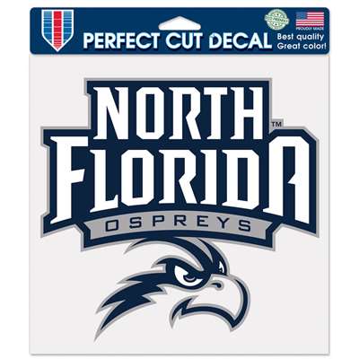 North Florida Ospreys Full Color Die Cut Decal - 8" X 8"