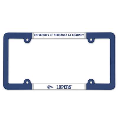 Nebraska-Kearney Lopers Plastic License Plate Frame