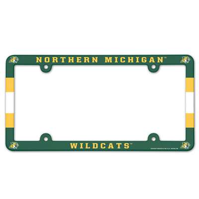 Northern Michigan Wildcats Plastic License Plate Frame