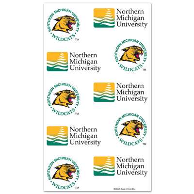 Northern Michigan Wildcats Temporary Tattoos