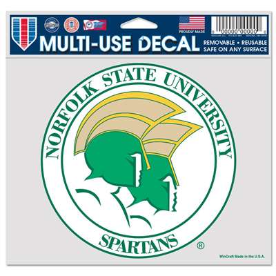 Norfolk State Spartans Ultra Decal 4.5" x 6"