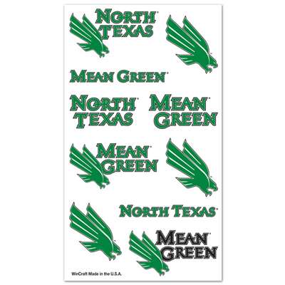 North Texas Mean Green Temporary Tattoos