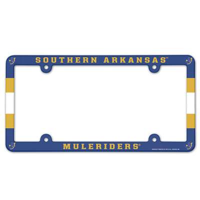 Southern Arkansas Muleriders Plastic License Plate Frame