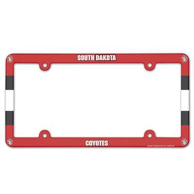 South Dakota Coyotes Plastic License Plate Frame