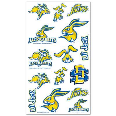 South Dakota State Jackrabbits Temporary Tattoos