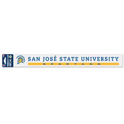 San Jose State Spartans Perfect Cut Decal Strip - 2" x 17"