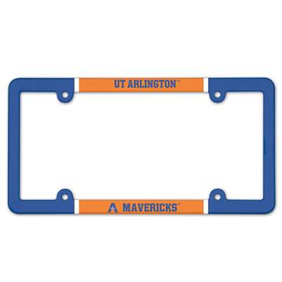 Texas Arlington Mavericks Plastic License Plate Frame