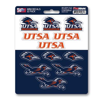 Texas-San Antonio Road Runners Mini Decals - 12 Pack