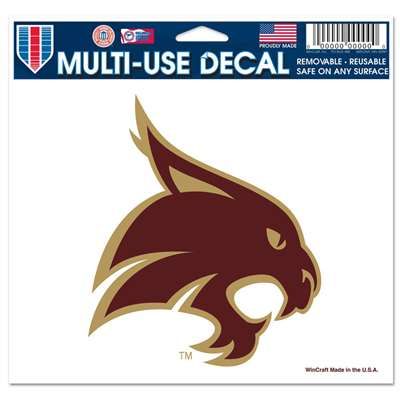 Texas State Bobcats Ultra Decal 4.5" x 6"