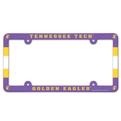 Tennessee Tech Golden Eagles Plastic License Plate Frame