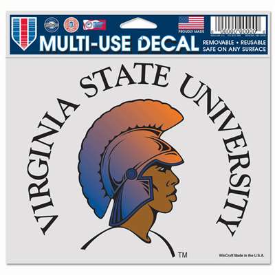 Virginia State Spartans Ultra Decal 4.5" x 6"