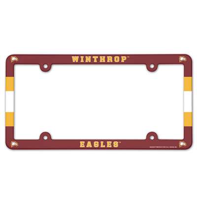 Winthrop Eagles Plastic License Plate Frame