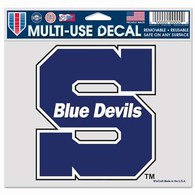 Wisconsin-Stout Blue Devils Ultra Decal 4.5" x 6"