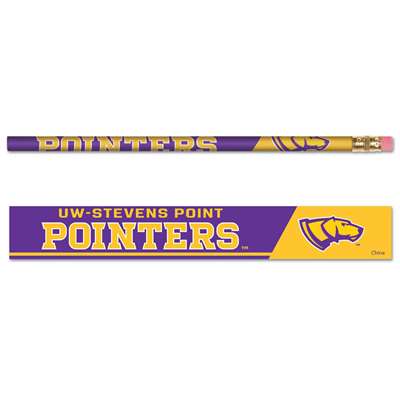Wisconsin-Stevens Point Pointers Pencil - 6-pack
