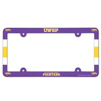 Wisconsin-Stevens Point Pointers Plastic License Plate Frame
