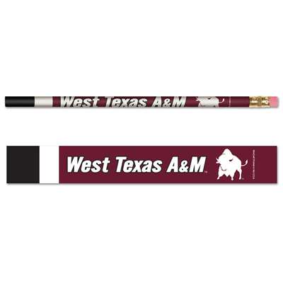 West Texas A&M Buffs Pencil - 6-pack