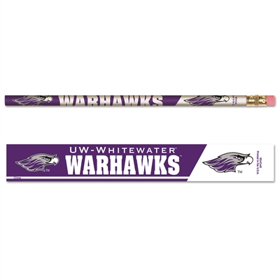 Wisconsin-Whitewater Warhawks Pencil - 6-pack