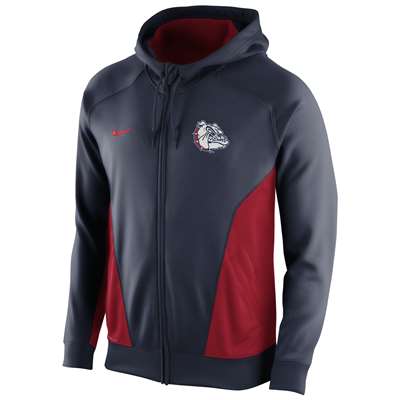 Nike Gonzaga Bulldogs Full Zip Hero Hooded Sweatshirt