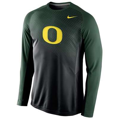 Nike Oregon Ducks Long Sleeve Fearless Shootaround Shirt