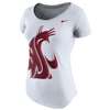 Nike Washington State Cougars Women's Tri-Blend Logo Scoop Tee