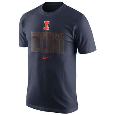 Nike Illinois Fighting Illini Local Cotton T-Shirt