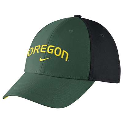 Nike Oregon Ducks Legacy91 Arch Swoosh Flex Hat - Green