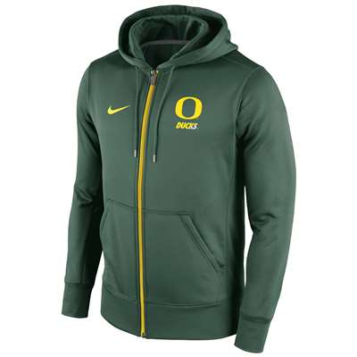 Nike Oregon Ducks Full-Zip KO Fleece Hooded Sweatshirt