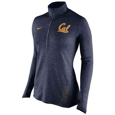 Nike California Golden Bears Women's Half-Zip Dri-FIT Element Top
