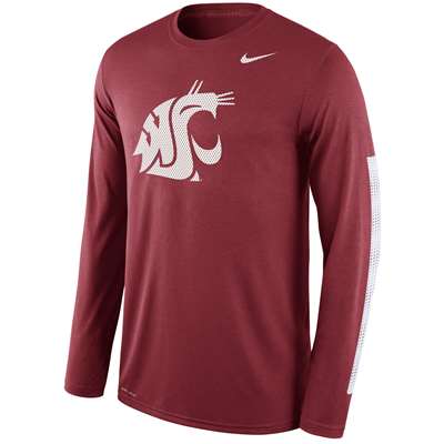 Nike Washington State Cougars Legend Long Sleeve DNA T-Shirt