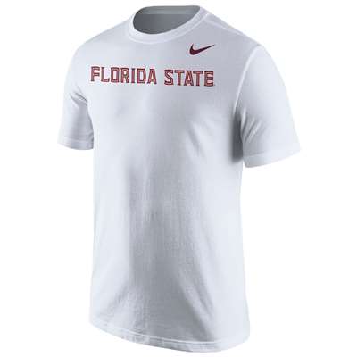 Nike Florida State Seminoles Cotton Wordmark T-Shirt