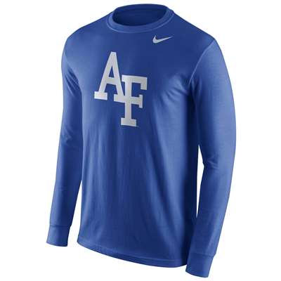 Nike Air Force Falcons Cotton Long Sleeve Logo T-Shirt