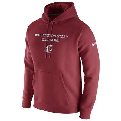 Nike Washington State Cougars Stadium Classic Club Hooded Sweatshirt