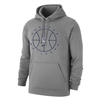 Nike Gonzaga Bulldogs Club Fleece Hoodie - Grey