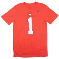 Nike Clemson Tigers Dri-FIT Football Number T-Shirt