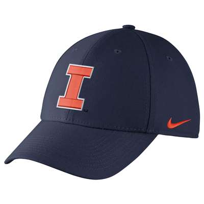 Nike Illinois Fighting Illini Dri-FIT Wool Swoosh Flex Hat