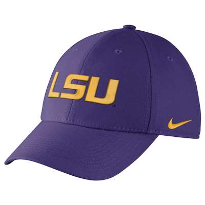 Nike LSU Tigers Dri-FIT Wool Swoosh Flex Hat