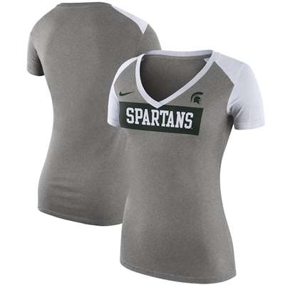 Nike Michigan State Spartans Women's  Tailgate Football Top