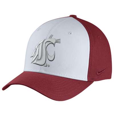 Nike Washington State Cougars Colorblocked Swoosh Flex Hat