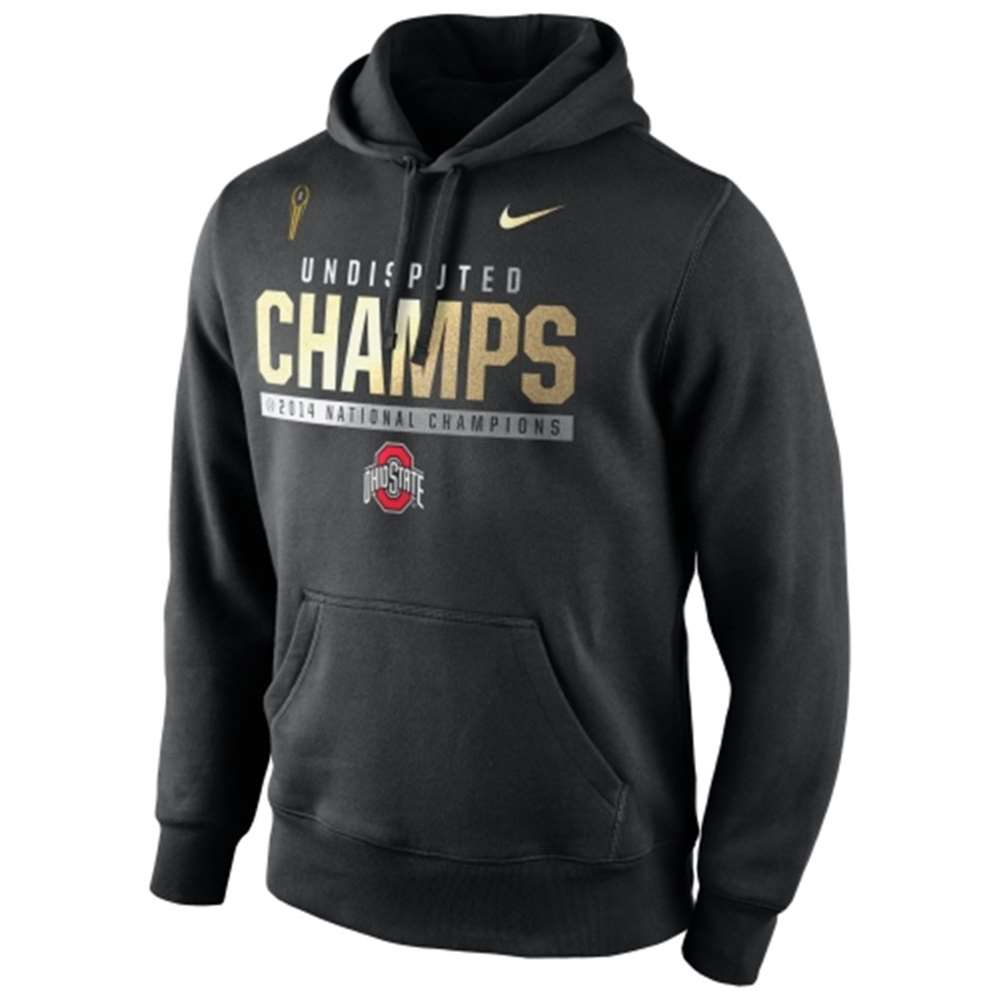 Ohio Buckeyes Nike 2014 National Champions Locker Room Hoodie - Black