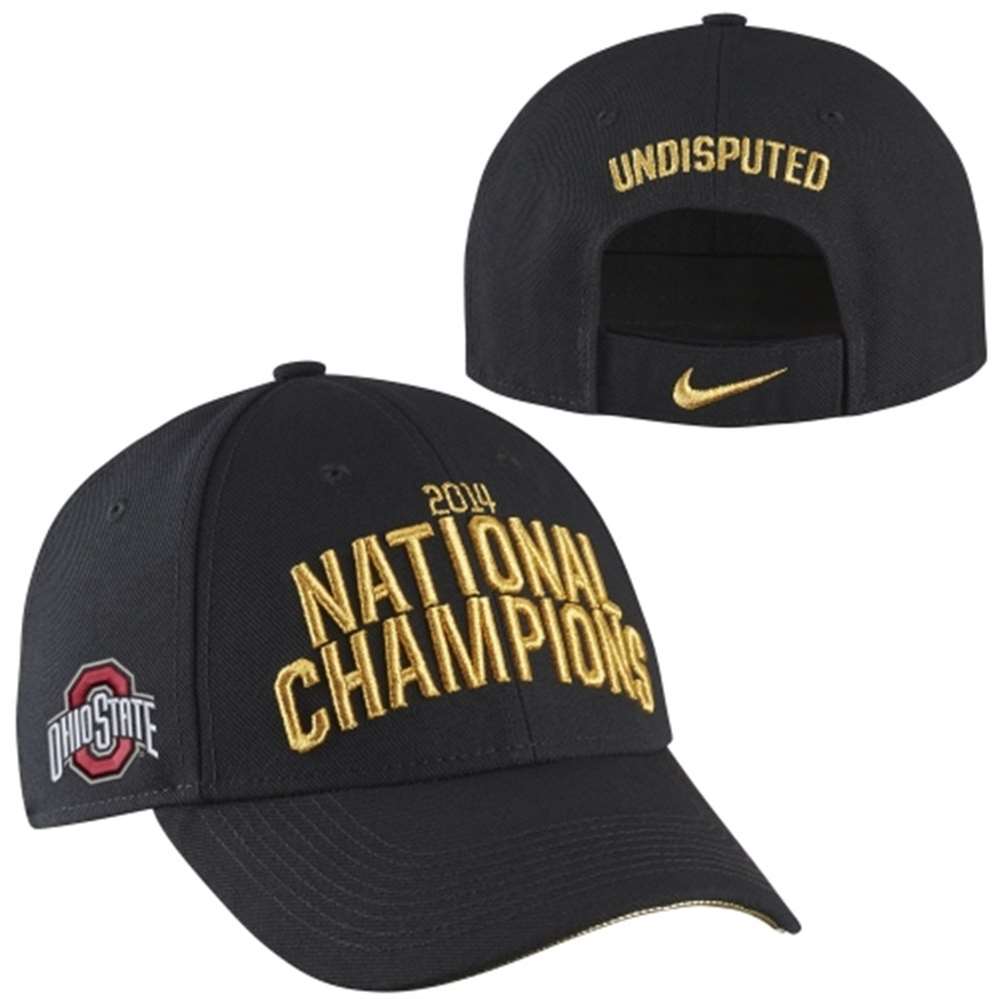 Ohio State Buckeyes Nike 2014 National Champions Locker Room Coahes Hat ...