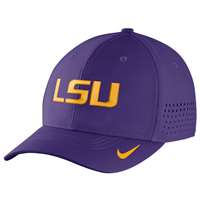 Nike LSU Tigers Vapor Sideline Swoosh Flex Hat