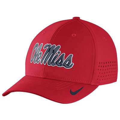 Nike Mississippi Ole Miss Rebels Vapor Sideline Swoosh Flex Hat
