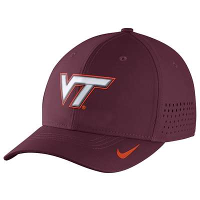 Nike Virginia Tech Hokies Vapor Sideline Swoosh Flex Hat