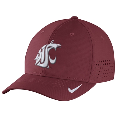 Nike Washington State Cougars Vapor Sideline Swoosh Flex Hat